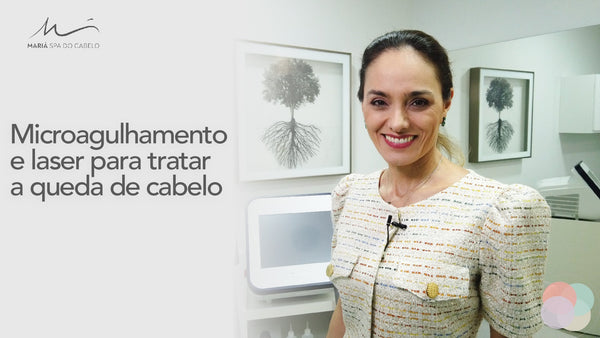 Microagulhamento e laser para queda de cabelo