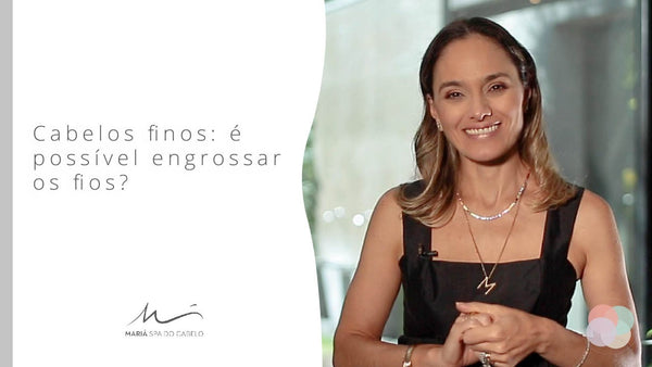 É possível engrossar o cabelo fino?