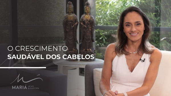 O crescimento saudável dos cabelos