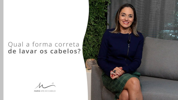 Qual a forma correta de lavar os cabelos?