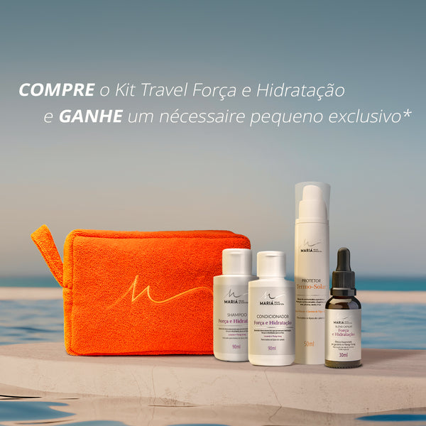 Kit Travel Força e Hidratação 1 - Ganhe um nécessaire pequeno