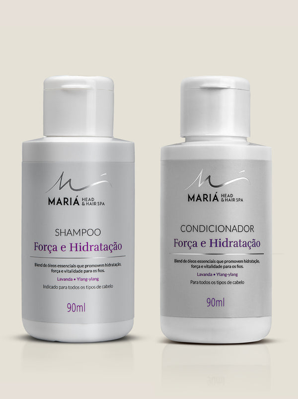 Combo Travel Força e Hidratação - Shampoo e Condicionador