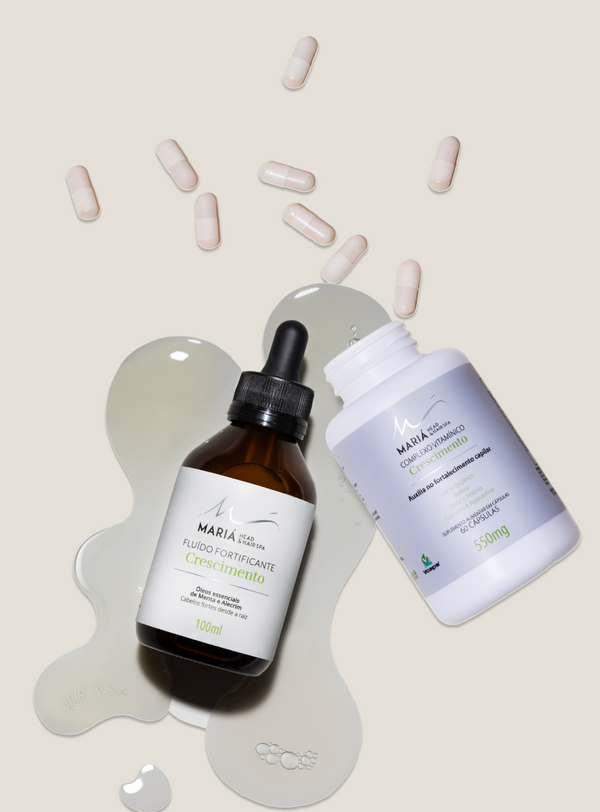 Combo Ele -Fluído Fortificante Crescimento 100ml + Complexo Vitamínico Crescimento