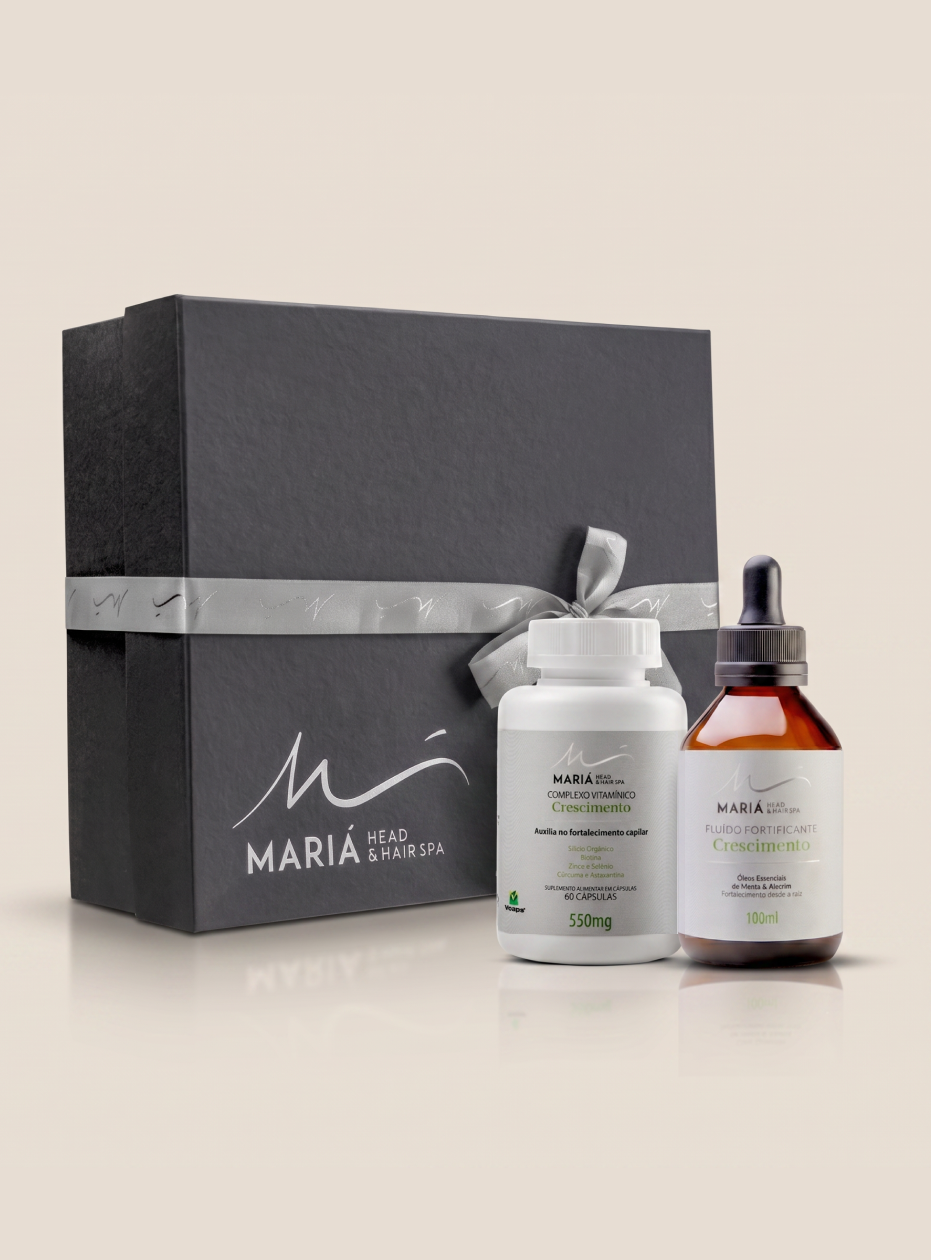 Combo Ele -Fluído Fortificante Crescimento 100ml + Complexo Vitamínico Crescimento