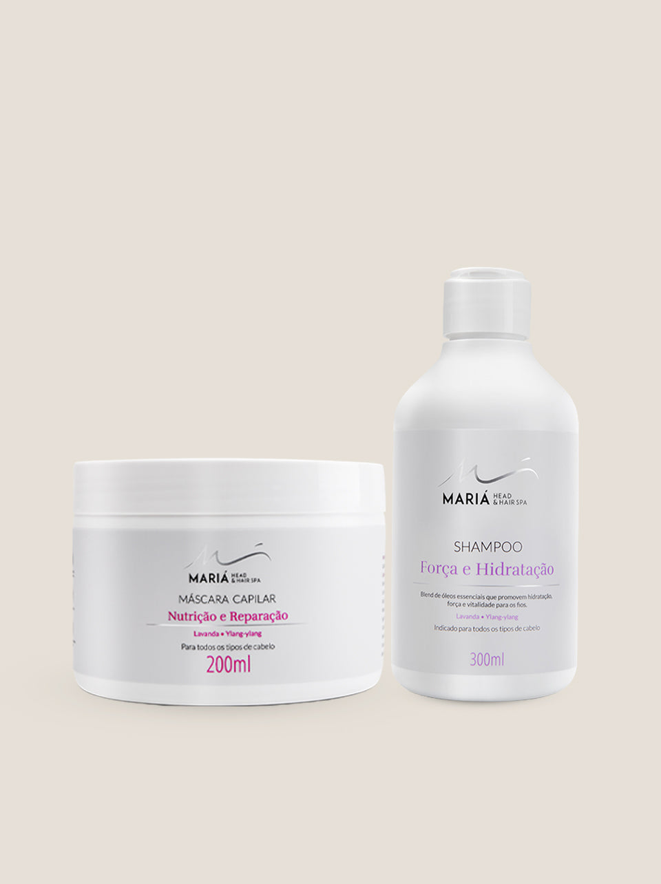 Shampoo Força e Hidratação 300ml + 50% OFF na Máscara Nutrição e Reparação 200ml